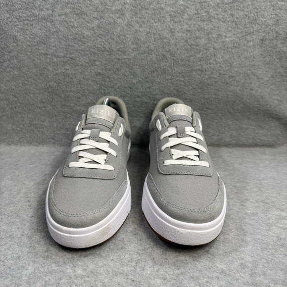Kizik Shoes Womens Size 9 Grey Step In Comfort Canvas Casual Sneakers - Picture 2 of 10